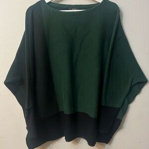 Alfani size M rainforest green sweater